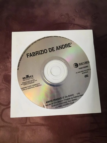 Book fabrizio andrè - cd, de